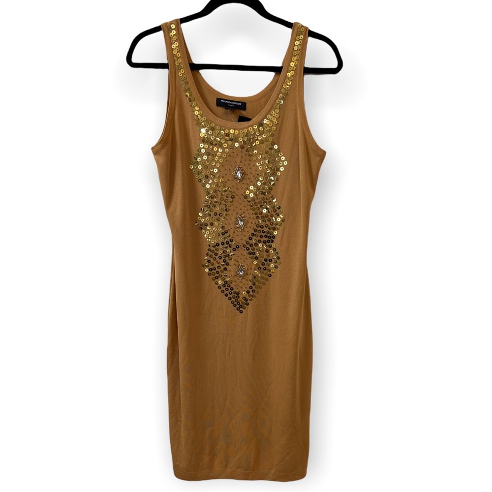 NWT Maranda Gordon embellished knit dress